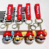 Kod 72 Pokemon Topu Pikachu Squirtle Charmander 3D Özel Üretim Silikon Anahtarlık Hediyelik 4 Adet Fiyatı