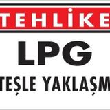KOD:757 LPG Ateşle Yaklaşma 25x35 Uyarı Levhası