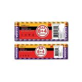 Kodak 12 Adet Çinko Karbon Blister Kalem Pil + 12 Adet İnce Pil