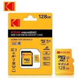 Kodak 128Gb. Micro Sd Hafıza Kartı Clas 10 4K Uv3 V30 A1 %100 Orjinal Hafıza Kartı - 128 GB