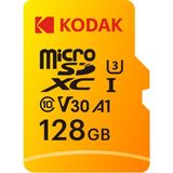 Kodak 128GB Micro SD Kart UHS-I U3 V30 Adaptör ile Yüksek Hızda Veri Aktarımı Sağlar