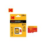 Kodak 128GB Micro SD UHS-I U3/V30/A1 Red Kart + Adaptör