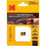 Kodak 256GB Uhs-I U3/V30/A1 Express Micro Sd Oyun Kartı Sd7.1 (900MB/S-750MB/S)