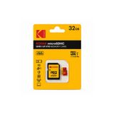 Kodak 32GB Micro Sd Uhs-I C10 U1 V10 Kart + Adaptör (Sarı)