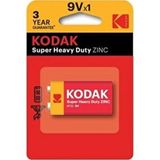 Kodak 3x1 Blister Ambalaj Çinko Karbon 9 Volt Pil