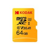 Kodak 64GB Uhs-I U3 V30 Micro Sd Kart + Adaptör (Sarı)