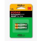 Kodak 650 Mah Şarjlı 2li Ince Pil