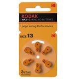 Kodak 6'lı P13 İşitme Cihazı Pili