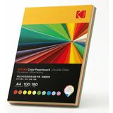 Kodak A4 Renkli Fotokopi Kağıdı 180GR-100 Ad.- Karışık 10 Renk - Çok Renkli