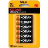 Kodak Alkalın Kalem Pil 4+2 Aa (blıster)