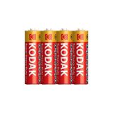 Kodak Çinko Karbon AA Kalem Pil 1050 mAh 1.5 V Tek Kullanımlık Cıva ve Kadmiyum İçermez