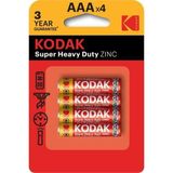 Kodak Çinko Karbon AAA 4'lü Blister İnce Pil