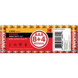 Kodak Çinko Karbon İnce Pil Shrink AAA 8+4 2 ADET
