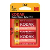 Kodak Çinko Karbon Shrink 2'li Orta Boy Pil