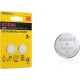 Kodak CR2016 3V Lithium Pil 2'li