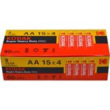 Kodak Heavy Duty Zınc Aa Kalem Pil 15x4=60 Adet (1 Kutu)