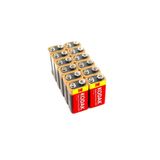 Kodak K9vhz-s1 9 Volt Super Heavy Duty Çinko Karbon Shrink Yassı Pil / Pakette 10 Adet Bulunur