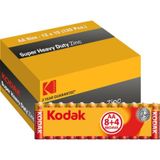 Kodak KAAHZ-8+4 Super Heavy Duty Çinko Karbon Shrink AA Kalem Pil 12 x 10'lu
