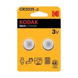 Kodak LİTYUM2CR2025 Para Pil 2li 7670 30X40X120 - 2'li