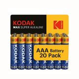 Kodak Max 20 Adet Alkalin İnce Pil-AAA-Shrink