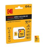 Kodak Msd 64GB Uhs-ı U3 Ultra Ultra Performans Micro Sd Kart ve Sd Adaptör