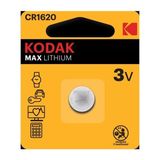 Kodak Para Pil CR1620 Tek