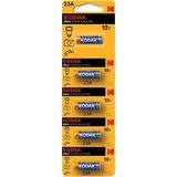 Kodak Pil 23 A Araba Garaj Kumanda Pili 12 Volt 1 Paket 5 Li Kodak 23A Alkalin Kumanda Pili - Siyah