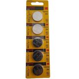 Kodak Pil Cr 2450 Baskül Pili Tartı Pili Terazi Bios Para Pili Kumanda Pili 1 Paket 5'li CR2450 Pil