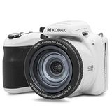 KODAK PIXPRO Astro Zoom AZ425 Dijital Fotoğraf Makinesi -20MP, 42x Optik Zoom, 3 inç LCD Ekran, 1080P Full HD Video, 24mm Geniş Açı (Beyaz)