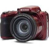KODAK PIXPRO Astro Zoom AZ425 Dijital Fotoğraf Makinesi -20MP, 42x Optik Zoom, 3 inç LCD Ekran, 1080P Full HD Video, 24mm Geniş Açı (Kırmızı)