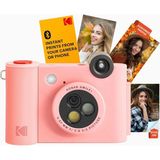 Kodak Smile+ 10MP Anında Kamera ve Bluetooth Fotoğraf Yazıcısı - Açık Pembe