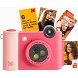 Kodak Smile+ 10MP Anında Kamera ve Bluetooth Fotoğraf Yazıcısı - Pembe