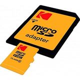 Kodak Ultra microSD hafıza kartı 256 GB, UHS-I U3 V30 A1, 95 MB/s'ye kadar okuma hızı ve 85 MB/s'ye kadar yazma hızı, SD adaptörü dahil