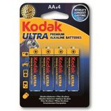 Kodak Ultra Premium 4 Adet Alkalin Kalem