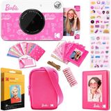 Kodak x Barbie Printomatic Instant Camera – Hediye Paketi: Signature Style + Barbie Kamera Çantası, Fotoğraf Albümü, Çıkartmalar, Asılı Çerçeve, 50 Çıkartma ve Zınk Kağıt (20 Yaprak) - Siyah