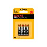 Kodak Xtralife 2 Adet 4'lü Alkalin İnce Pil