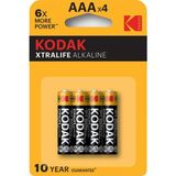 Kodak Xtralife 4'lü Alkalin İnce Pil