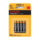 Kodak Xtralife AAA İnce Pil 4'lü Paket Dayanıklı ve Çevre Dostu Enerji Çözümü