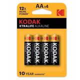 Kodak Xtralife Alkalin AA Kalem 4'lü Paket Pil