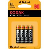 Kodak Xtralife Alkalin İnce Pil Blister AAA 4'lü 3 ADET