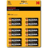 Kodak Xtralıfe Alkalin Kalem Aa Pil - 6x2 12'li