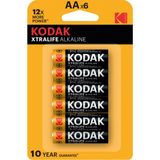 Kodak Xtralife Alkalin Kalem Pil Aa 4+2 4 Adet