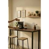 KODIGU 120CM x 45CM Bar Masası 90CM Yükseklik | Bar Mutfak Masası | Kahve Köşesi | Yemek Masası - Ceviz - 120 x 45 cm