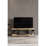 KODIGU 120X30 Tv Sehpası - Tv Sehpası - 120CM x 30CM x 41CM Tv Sehpası - Çevir Kur Tv Sehpası | Tv Ünitesi - Çam