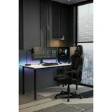 KODIGU 140X60CM Çalışma Masası | Oyuncu Masası | Ofis Masası - 140 x 60 cm - Siyah - Beyaz
