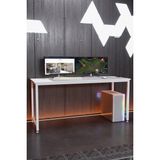 KODIGU 160X60CM Oyuncu Masası - Gamer Desk - Gaming Masa - Bilgisayar Masası | 160CM x 60CM | Ayarlı Ayak - Beyaz - Beyaz