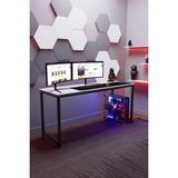 KODIGU 160X60CM Oyuncu Masası - Gamer Desk - Gaming Masa - Bilgisayar Masası | 160CM x 60CM | Ayarlı Ayak - Beyaz