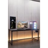 KODIGU 160X70CM Oyuncu Masası | 160X70 Gaming Desk | Geniş Oyuncu Masası | 70CM Derinlik Oyuncu Masası - Siyah