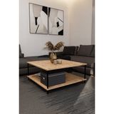 KODIGU 90X90 Çevir Kur Orta Sehpa | Orta Sehpa | Sehpa | Çevir Kur Mobilya | Orta Sehpa 90X90CM - ÇAM