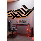 KODIGU Kırmızı Metal - Oyuncu Masası - Ayarlanabilir Yükseklik - 120cmx60cm